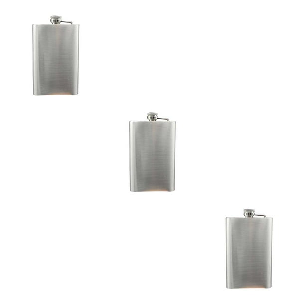 Tapa de plástico Toystoory Petaca de acero inoxidable Flagon Portable Wine Whisky Pot Bottle Drinkware