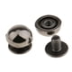 thumbnail image 5 of 20 Piezas de Metal con Forma de Cúpula de Seta Remaches Punk Tachuelas Pinchos Sujetadores para Cinturón de Cuero de 8 Mm gris Soledad Remaches, 5 of 9