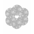 thumbnail image 7 of 13 Inch Round Placemats Set of 6, Grey Snowflake Christmas Non Slip Heat Insulation PP Table Mats, Winter Xmas Snowflake Gray Modern Art Washable Place Mats for Kitchen Dining Party Table Decor, 7 of 7