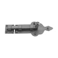 thumbnail image 6 of Renovators Supply Slide Bolt Latch 3 3/4" Black Wrought Iron Ball Tip Style Slide Bolt w/Screws, 6 of 10