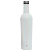 Simple Modern Spirit 25oz Wine Bottle - Double Wall, Vacuum Insulated Wine Bottle with Leak Proof Lid - 18/8 Stainless Steel Shimmer: Selenite
