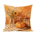 thumbnail image 2 of Halloween Sale Clearance!Fall Decor, Thanksgiving And Fall Pillow Covers 18x18 Inch Fall Pumpkin Maple Leaf Throw Pillowcase Case For Thanksgiving Pillow Rural Couch Sofa Bed Indoor Outdoor Decor, 2 of 6