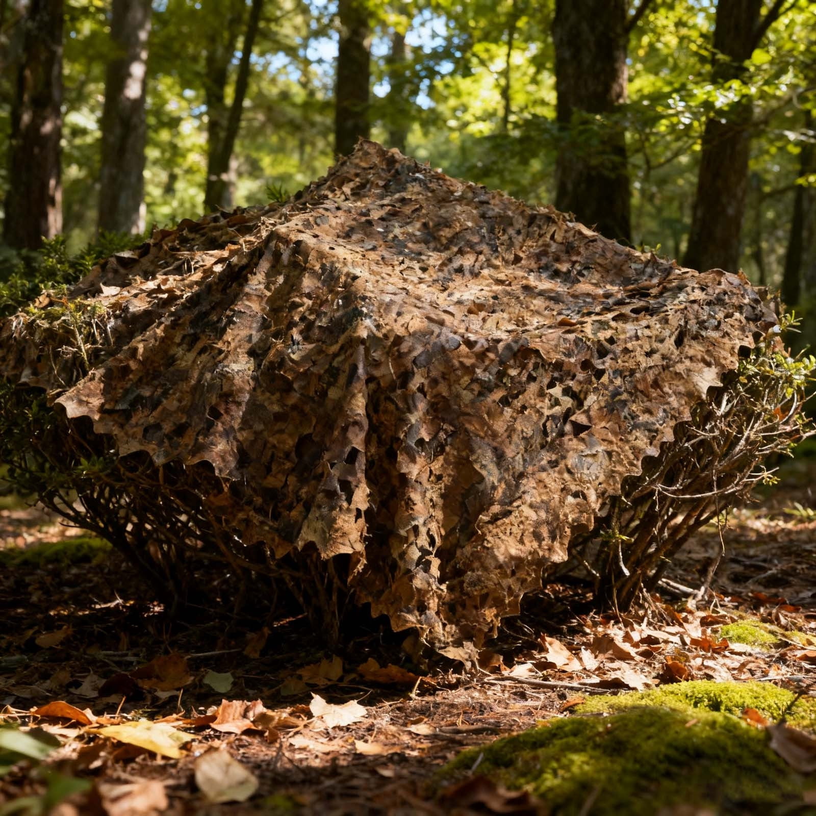 Camo Netting Bulk Roll - Camouflage Net for Hunting, Military Sunshade, Shooting Blind Cover & Army Theme Party Decoration Mesh