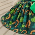 thumbnail image 6 of Dog Dresses for Small Dogs, Spring Summer Pet Doggie Apparel, St. Patrick's Day Dog Green Dress, Clover Clothes for Holiday Party, Pet Costume with Bow, 6 of 8