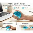 thumbnail image 5 of Apple Squashy - Red Apple Squashy, Jelly & Clear Apples Slow Rising Fidget Stress Ball,Birthday Gifts for Women (Blue), 5 of 8