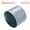 Grey, variant on Uxcell Rubber End Caps Round End Cap Cover Vinyl Screw Thread Protector Black 15mm