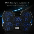 thumbnail image 6 of Coolcold Laptop Cooler Stand Holder Heat Dissipation Bracket LED Light Riser, 6 of 10