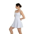 thumbnail image 4 of YITTY Active Women's UltraLuxe Strappy Tennis Dress with Built in Short, Athleisure, 4-Way-Stretch, True White, XL, 4 of 8