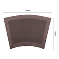 thumbnail image 4 of Unique Bargains Set of 8 Placemats Washable Heat Resistant Table Placemats Brown 18x13in, 4 of 7