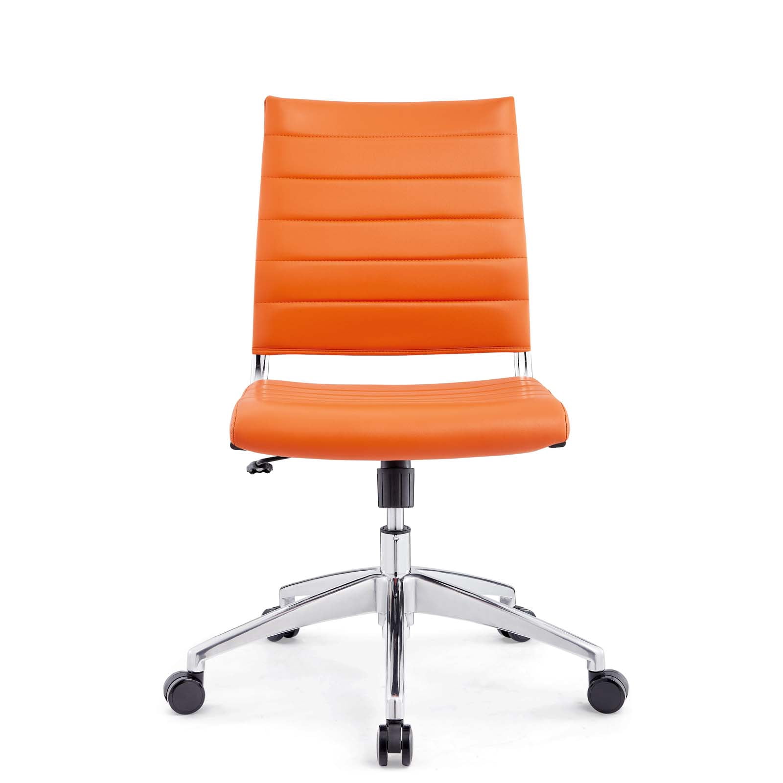 Modway Jive Armless Midback Leatherette Office Chair, Multiple Colors
