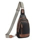 thumbnail image 1 of Bolso bandolera CLUCI de piel para mujer, viajes y senderismo, 1 of 8