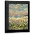 thumbnail image 1 of Adamov, Alexey 15x18 Black Modern Framed Museum Art Print Titled - Pink Flowers by the Sea, 1 of 5