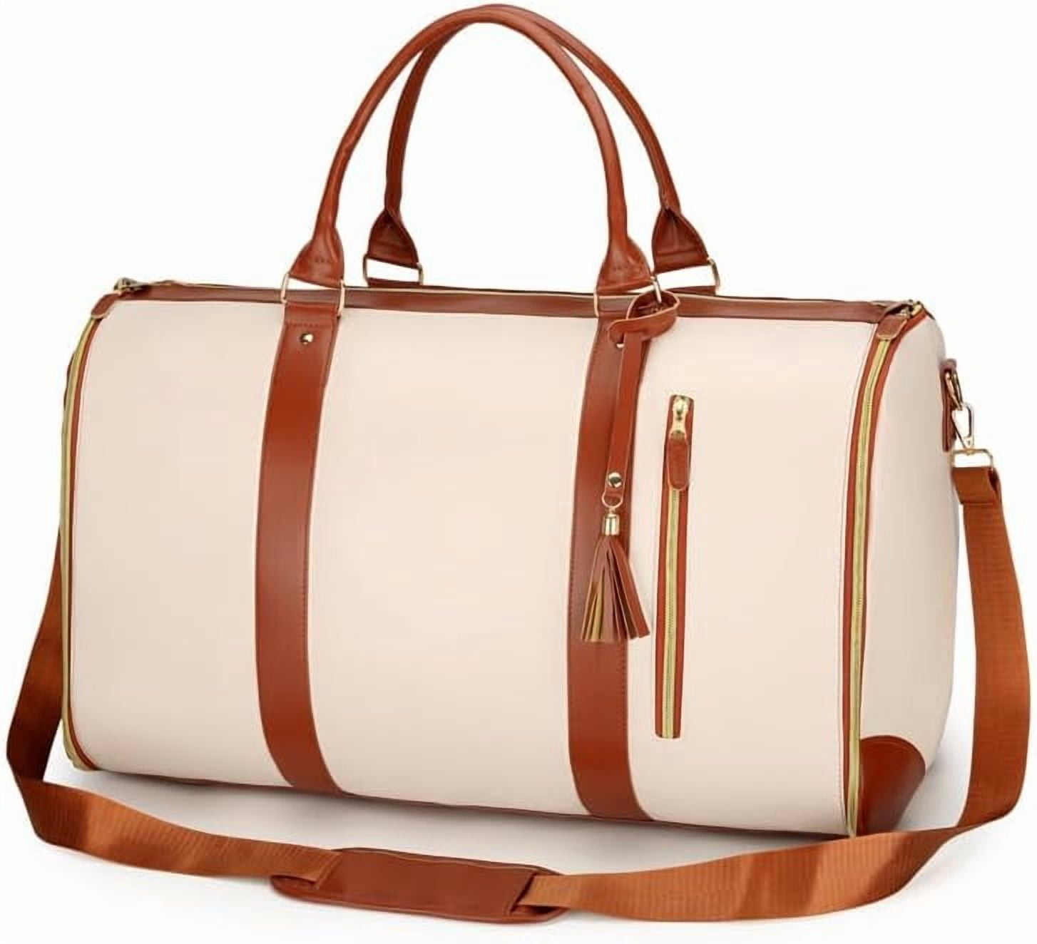 Travel Bag with Wheels Compact Carry On Duffel with Compartments Water Resistant Weekender Luggage for Business and Leisure Trips