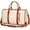 White, variant on Travel Bag with Wheels Compact Carry On Duffel with Compartments Water Resistant Weekender Luggage for Business and Leisure Trips