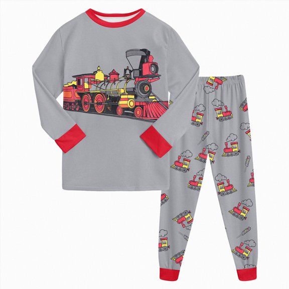 TOWED22 2 Piece Infant Toddler Fall Winter Graphic Sweatshirt and Jogger Pants Pullover Round Neck Warm Outfits Clothes Set(Grey,2-3 Y)