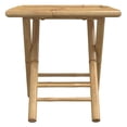 thumbnail image 4 of Mesa de patio plegable VidaXL Bamboo Outdoor 45x45cm, 4 of 9