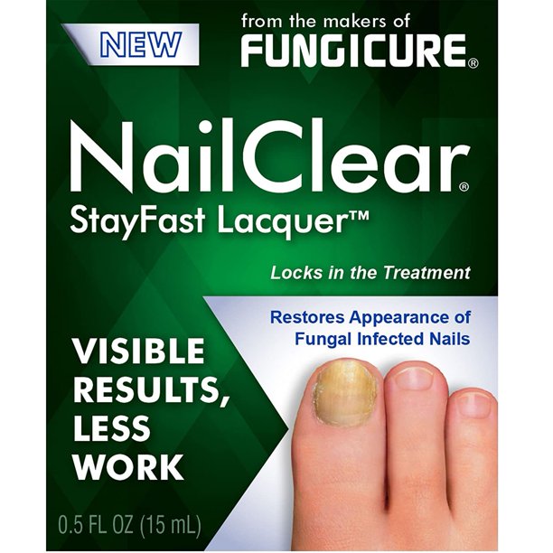 Fungicure Liquid Nail Clear Stay Fast Lacquer Fungi Cure, 0.5oz