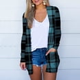 thumbnail image 1 of Qertyioot Hauts d'Hiver Imprimés de Noël pour Femmes Mode Cardigan à Manches Longues Ample, 1 of 6