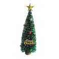 thumbnail image 1 of Mini de Navidad con nieve y escarcha, decoración navideña, pequeño de cepillo de botella para interior, decoración de la habitación de 19cm, 1 of 8