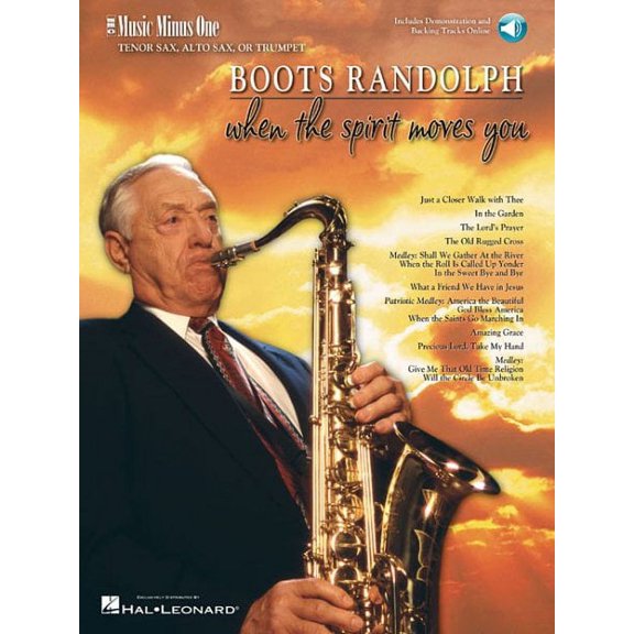 Boots Randolph - When the Spirit Moves You: Music Minus One for Tenor Sax, Alto Sax or Trumpet