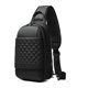 thumbnail image 1 of Sling Bag Chest Shoulder Backpack for Men, Waterproof Crossbody Daypack with USB Charging Port, Single Shoulder Design, 1 of 5