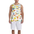 thumbnail image 4 of Easygdp Summer Animal Men's Mesh Basketball Jersey Quick Drying Sleeveless Shirts Fitted Muscle Tank Tops Sport Round Neck T-Shirt - X-Large, 4 of 9