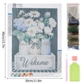 thumbnail image 4 of Kits De Pintura De Diamantes De Flores, Kit De Bordado De Diamantes Para Adultos, Pintura De Diamantes Diy, Punto De Cruz, Artesan铆as De Arte De Pared, 4 of 7