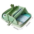 thumbnail image 5 of OIUR Pencil Case Multi-layer Storage Large Opening Design Pen Slots Pencil Case Students Office Workers Learning Supplies, 5 of 7