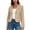 Beige, variant on Women Open Front Blazers 2026 Spring Business Casual Long Sleeve Suit Jackets with Pockets Work Lapel 2 Button Coats With Pockets Pink 2XL