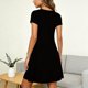 thumbnail image 3 of Vestido Largo de Manga Larga para las Mujeres Color Sólido Camisa de Noche de Ternera, Suelto Vestido de Sueño Casual para el Salón de Casa, 3 of 8