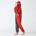 thumbnail image 2 of Pijamas de una pieza con capucha de franela, ropa de dormir de lana para el hogar, ropa de Navidad, lindo Animal, nuevo, otoño, invierno, 2023, 2 of 3