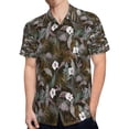 thumbnail image 4 of High Quality Hawaiian Shirts for Men Short Sleeve Aloha Beach Shirt Floral Summer Casual Button Down Shirts Blouses SL3ATQ, 4 of 7