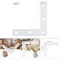 thumbnail image 4 of HUGFEGWE 50 Pcs Support d'Angle en L Plat, Plaque de Réparation d'Angle Droit en Acier Inoxydable, Connecteur d'Angle Robuste pour Meubles (40mm) CJB91-70635, 4 of 9