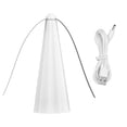 thumbnail image 3 of Ventilador repelente de moscas de mesa Multifuncional Portátil Automático Repelente de insectos Spin TOMSHOO Blanco/con luz, 3 of 7