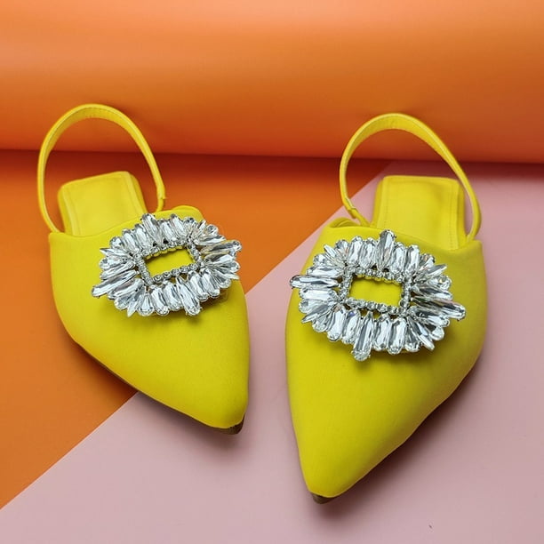 Bright top yellow shoes