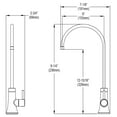 thumbnail image 2 of Elkay LKAV71FLS Avado 1.5 GPM Water Dispenser Faucet - Stainless Steel, 2 of 7