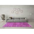 thumbnail image 3 of Ahgly Company Indoor Rectangle Abstract Purple Modern Area Rugs, 4' x 6', 3 of 4