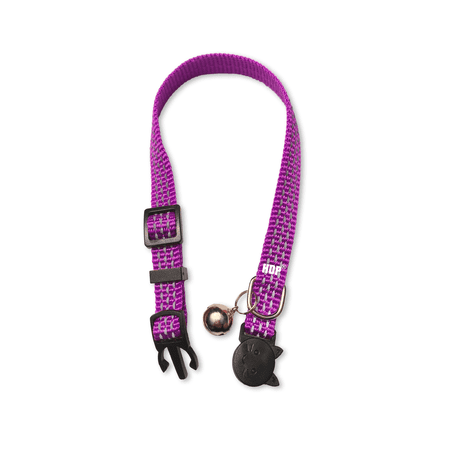 HDP Breakaway Reflective Cat Collars Color:Purple