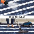 thumbnail image 5 of Nautical Striped Outdoor Rug for Patio/Deck/Porch, Non-Slip Large Area Rug 3 x 5 Ft, Summer Coastal Ocean Navy Blue White Indoor Outdoor Rugs Washable Area Rugs, Reversible Camping Rug Carpet Runner, 5 of 8