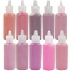 Just Artifacts Craft/Terrarium Sand 10pcs Assorted Colors Pack 1.25oz Bottles (Pinks)