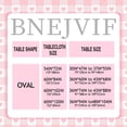 thumbnail image 3 of Pink Oval Tablecloth, Pink Oval Checkered Plaid Gingham Tablecloth, Pink Heart Print Table Cloth, Summer Waterproof Wrinkle Free Tablecloth for Oval Tables 60 X 84Inch, 3 of 3