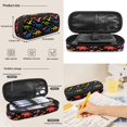 thumbnail image 6 of Kuiaobaty Dinosaur Bone Print Backpack Set with Pencil Case for Boys Large Capacity Bookbag and Lunch Bag with Water Bottle Holder Multi Pockets Backpack with Lunch Box for School, 6 of 7