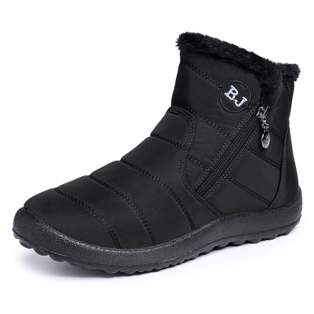 womens black waterproof winter boots