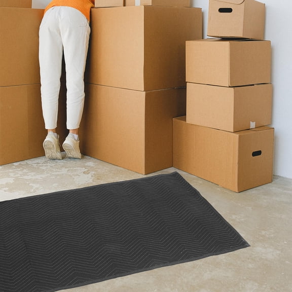 LOLIPPYY Furniture Moving Blankets Non Woven Fabric Scratch Prevention for Moving 1Set