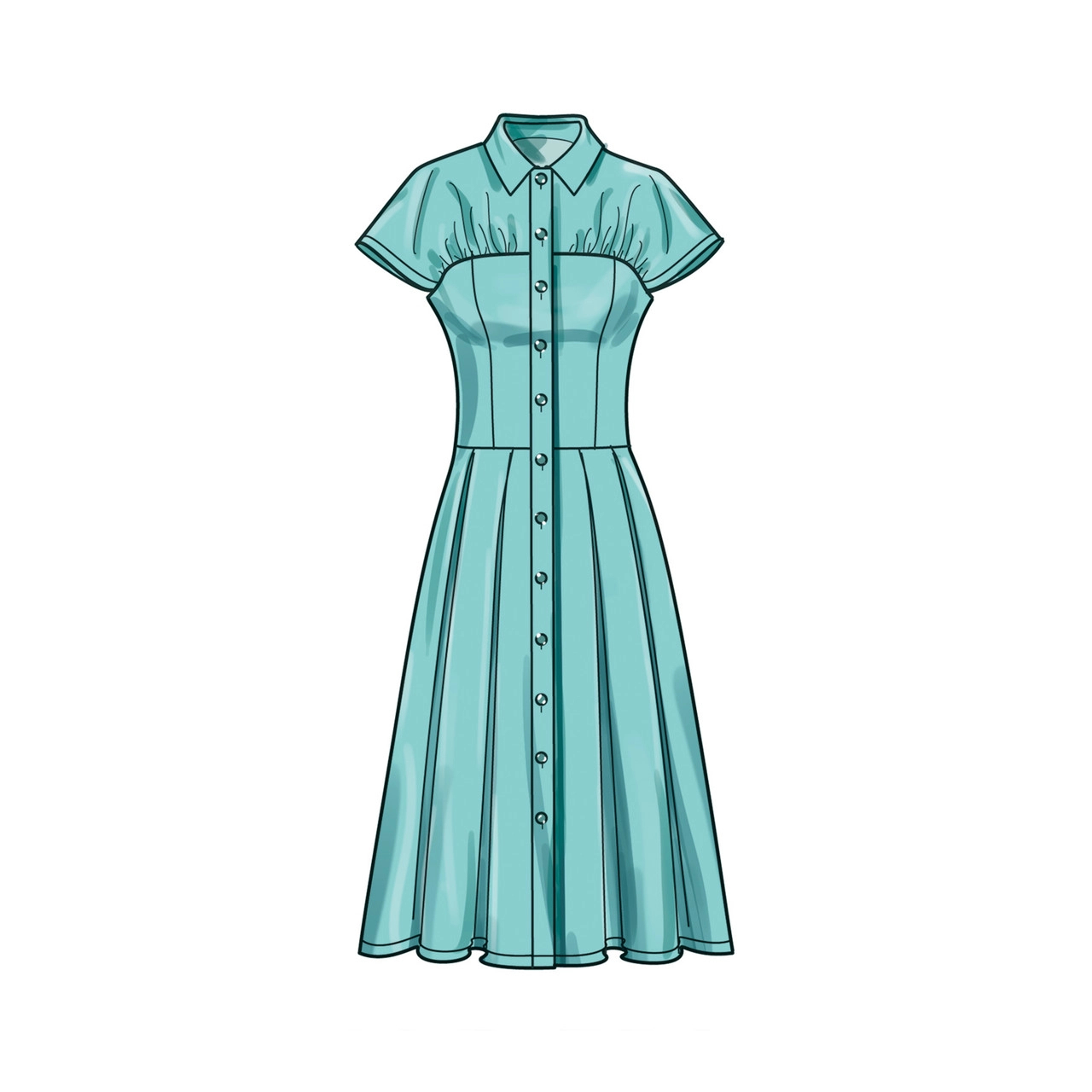 Simplicity SS9642P5 Cartamodello Taglie Forti Donna (12-14-16-18-20) - Abito Da Sera O Da Giorno, Livello Di Difficoltà Medio
