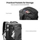 thumbnail image 5 of Mochila Tomtoc Travel de 40 litros con compartimento para portátil de 17,3 pulgadas, 5 of 8