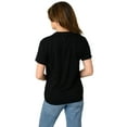 thumbnail image 6 of Women's and Women's Plus Dr. Seuss Grinch & Max T-Shirt Christmas Holiday Black, 6 of 8