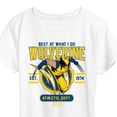 thumbnail image 3 of Marvel Wolverine - Collegiate Scratch - Women's Short Sleeve Graphic T-Shirt, 3 of 5