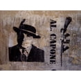 thumbnail image 2 of Al Capone Concrete Graffiti Wall Mural Decal by Wallmonkeys Vinyl Peel and Stick Graphic (36 in W x 27 in H), 2 of 4