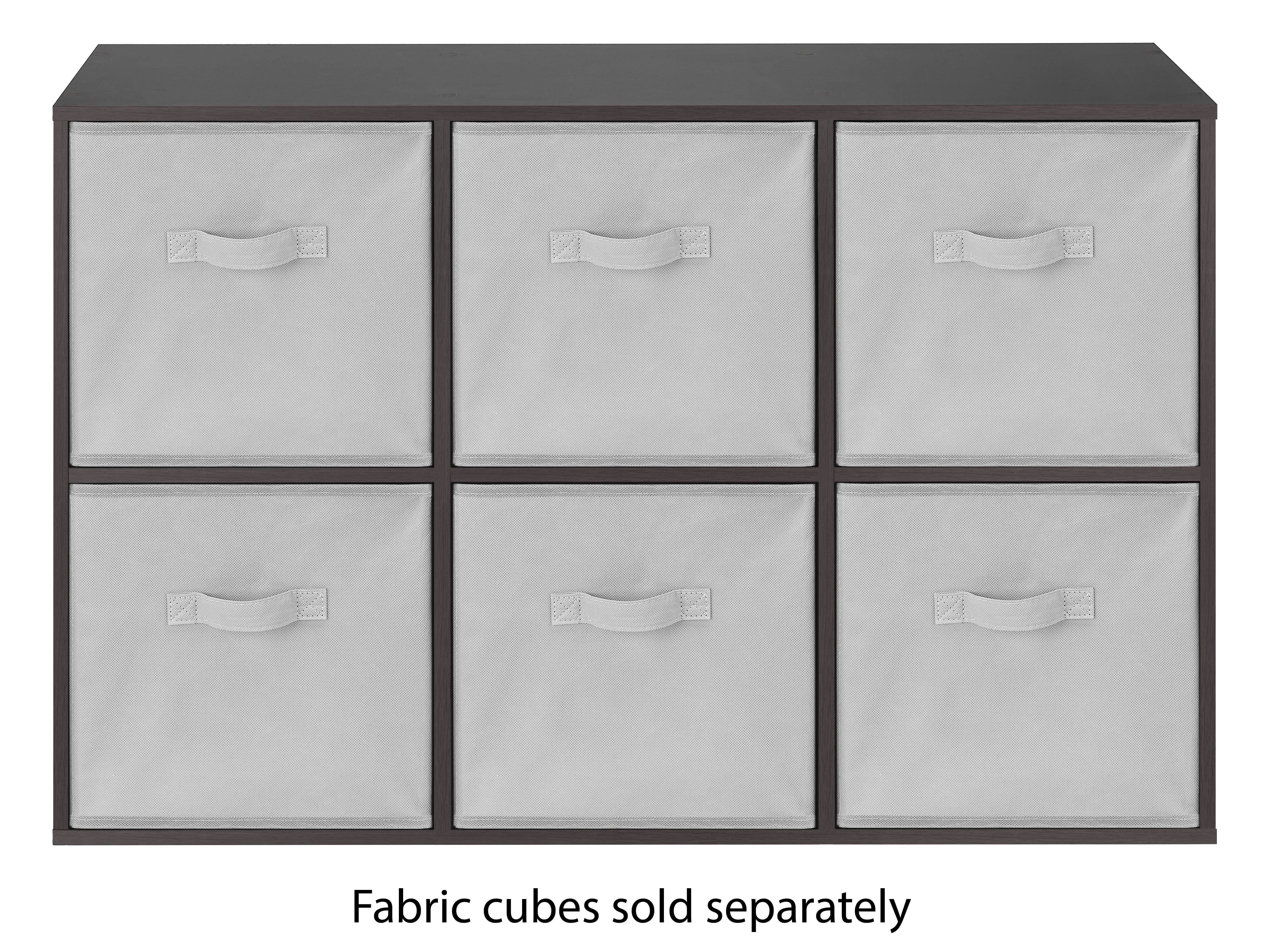 Whitmor Cube Organizer - 6 Section - Espresso - Adult Use
